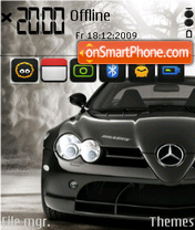 Black Mercedes 01 tema screenshot