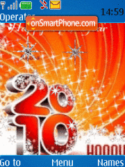 Happy New Year 2012 es el tema de pantalla