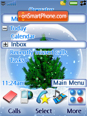 Christmass Tree Animated tema screenshot
