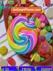 Capture d'écran Tasty Sweets thème