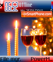 Winter celebration theme screenshot
