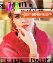 Emma Watson 11 tema screenshot