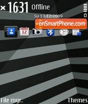 Stripes Black theme screenshot