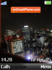Capture d'écran Tokyo thème
