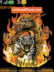 Capture d'écran Dragon&Tiger thème