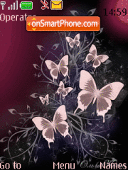 Capture d'écran Butterfly animated thème