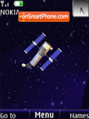 Cosmos, flash anim tema screenshot