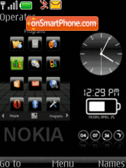 Iphone Nokia tema screenshot