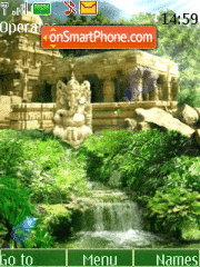 Capture d'écran Old temples thème