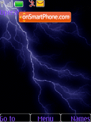 Lightning animated theme screenshot