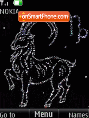 Capture d'écran Capricorn, Swarovski crystals thème