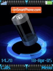 Neon Series - Battery tema screenshot