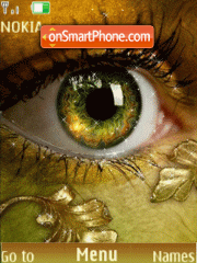 Eyes animation theme screenshot