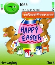 Happy Easter theme screenshot
