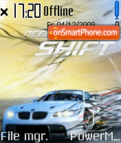 Nfs Shift 02 theme screenshot