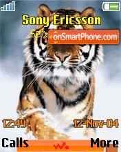 Capture d'écran Walkman Tiger thème