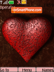 Valentine Heart 01 tema screenshot