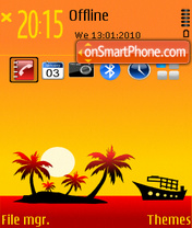 Island v2 theme screenshot