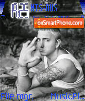 Скриншот темы Eminem Finger Up
