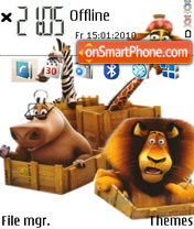 Madagascar 03 theme screenshot