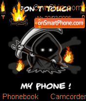 Don't Touch My Phone tema screenshot
