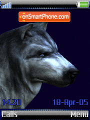 Animated Wolf+Mmedia tema screenshot