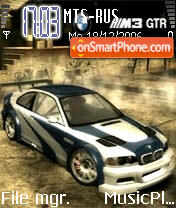 M3 GTR tema screenshot
