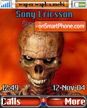 Animated Skeleton 2 tema screenshot