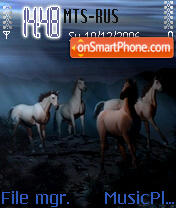 Capture d'écran Stallions thème