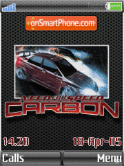 Nfs Carbon v3 theme screenshot