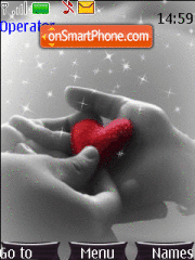 Love and Hands theme screenshot