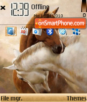 Cute Horses tema screenshot