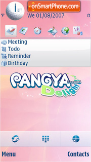 Capture d'écran Pangya thème