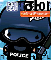 Capture d'écran Cool Police thème