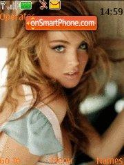 Lindsay Lohan 11 theme screenshot