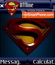 Скриншот темы Superman 2