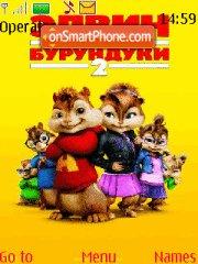 Скриншот темы Alvin and burunduki