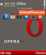 Opera fp1 theme screenshot