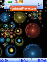Capture d'écran Esferas multicolor thème