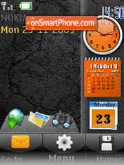 Nokia D-core V2 SWF tema screenshot
