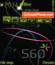 Capture d'écran S60 green 02 thème
