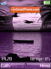 Capture d'écran Purple Lake thème