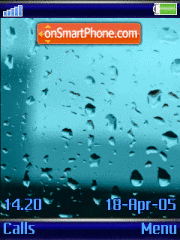 Скриншот темы Rain Animated