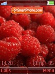 Capture d'écran Raspberries thème