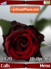 Скриншот темы Red Rose Animated