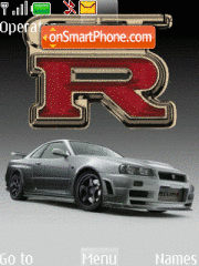 Nissan Skyiline GT-R theme screenshot
