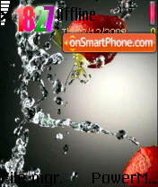 Скриншот темы Strawberry 04