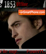 Скриншот темы Robert Pattinson 03