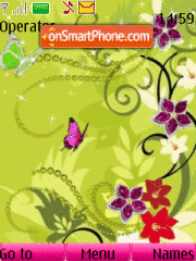 Скриншот темы Naturebutterflies