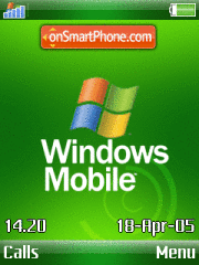 Windows Mobile theme screenshot